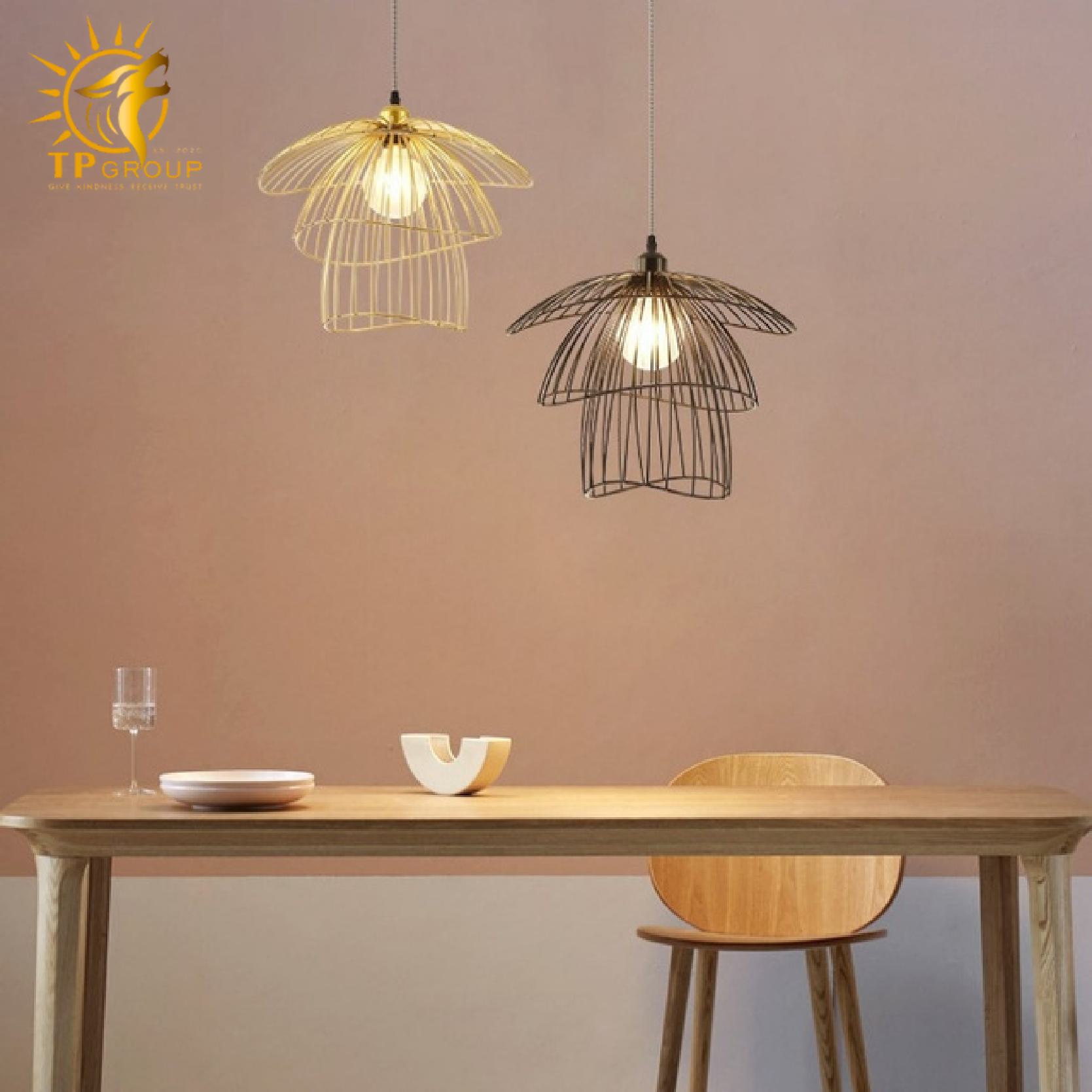 Đèn thả chụp rơm THCN7921 8 Đèn thả chụp rơm THCN7921