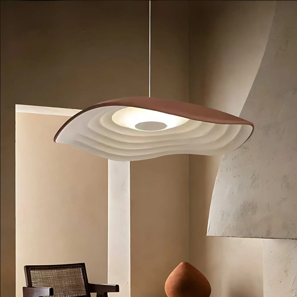 Đèn thả lượn sóng hình lá sen THD82 9 Đèn thả lượn sóng hình lá sen THD82