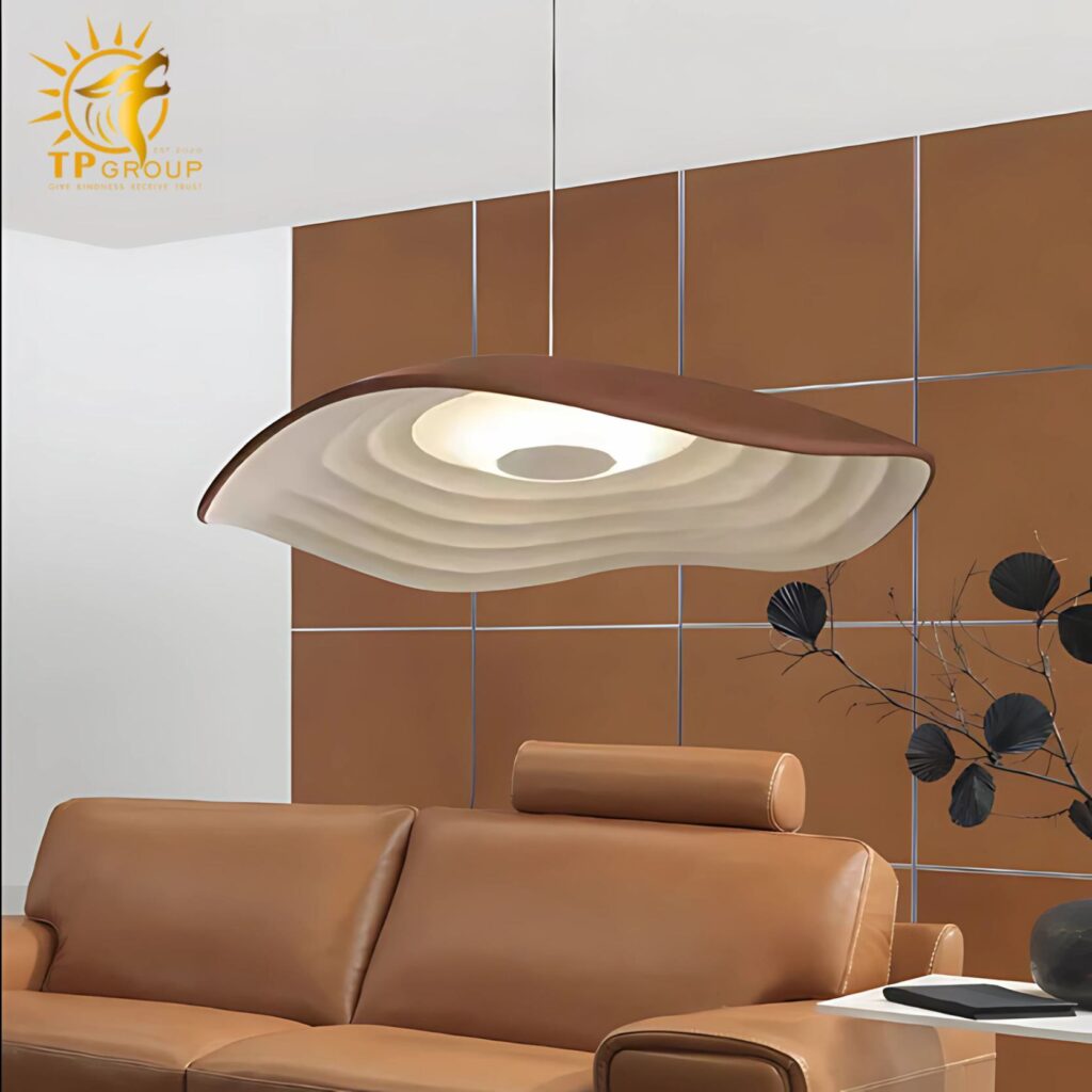 Đèn thả lượn sóng hình lá sen THD82 11 Đèn thả lượn sóng hình lá sen THD82