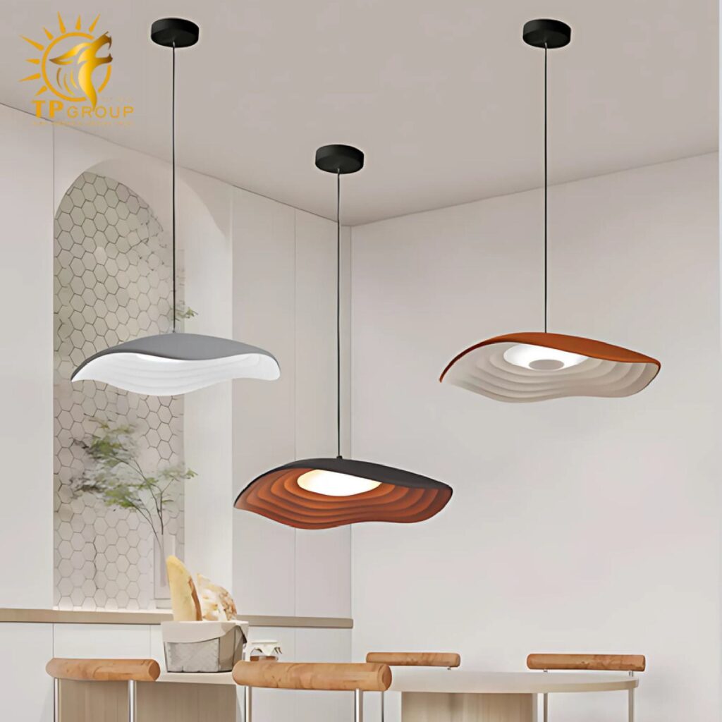 Đèn thả lượn sóng hình lá sen THD82 13 Đèn thả lượn sóng hình lá sen THD82