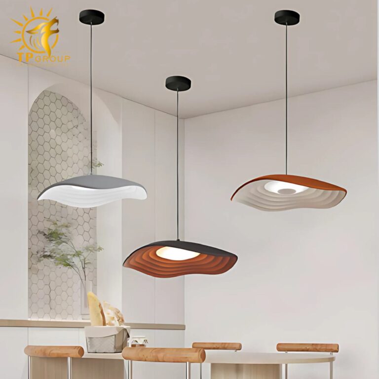 Đèn thả lượn sóng hình lá sen THD82