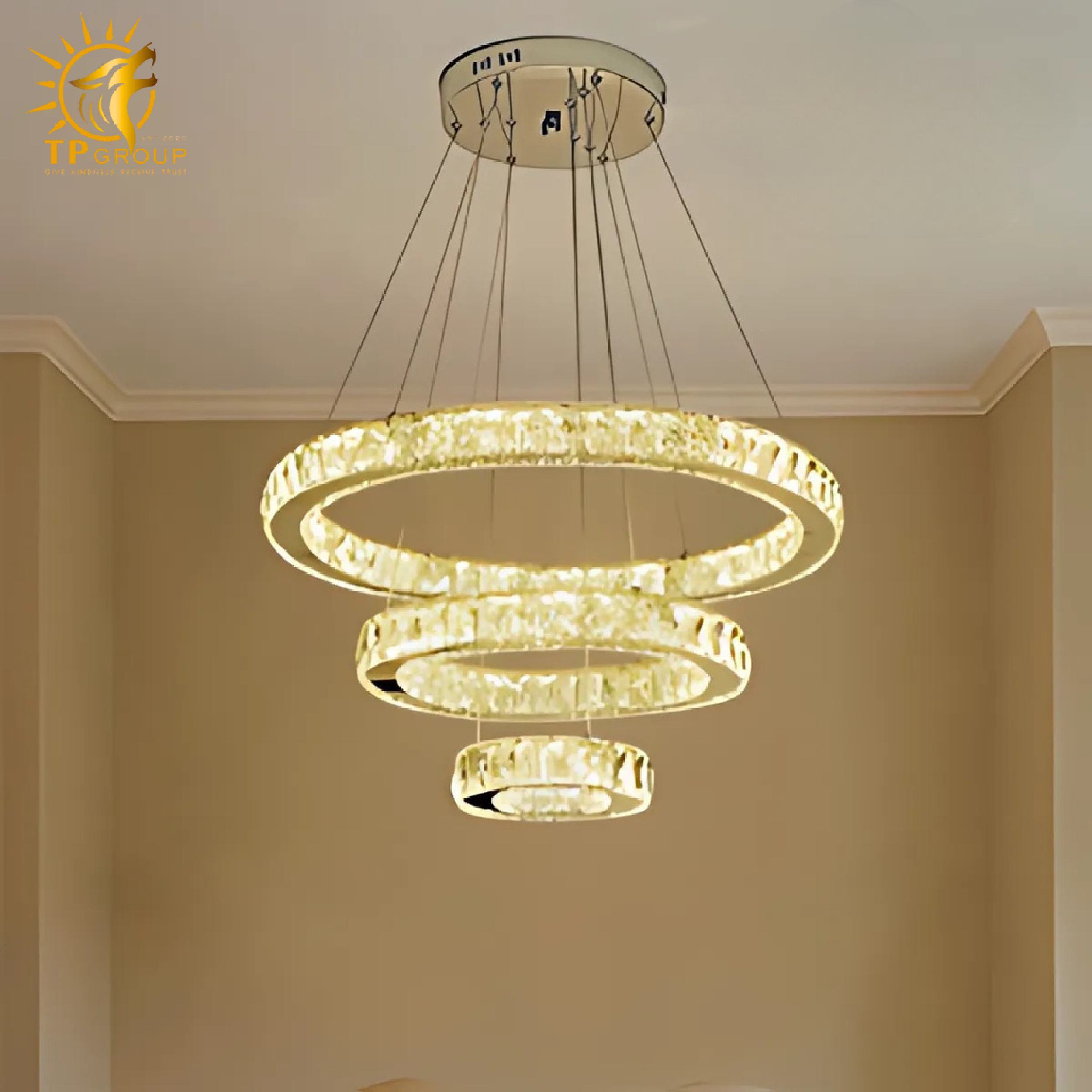 3 Đèn thả pha lê THD7032T357