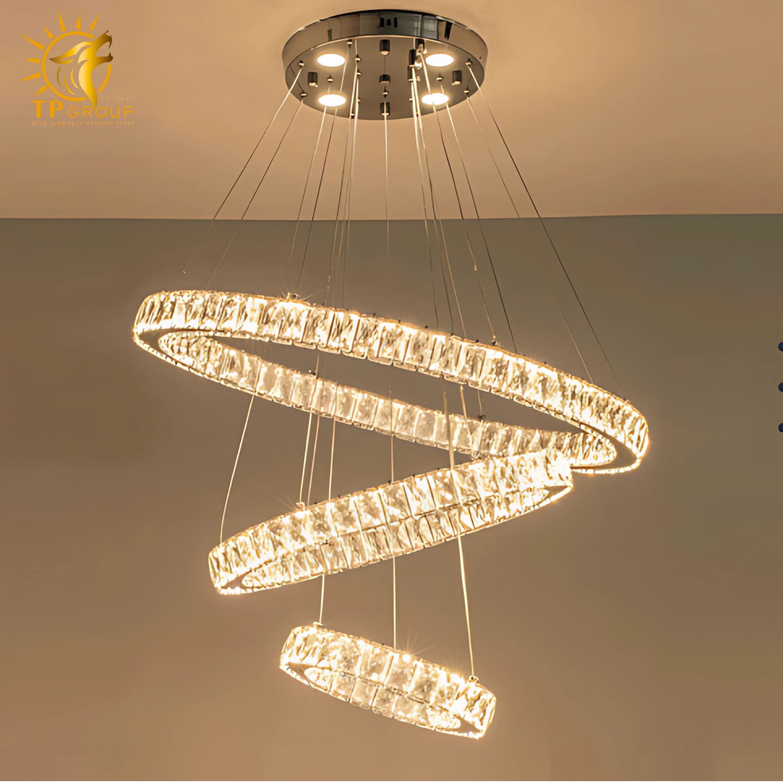 5 Đèn thả pha lê THD7032T357