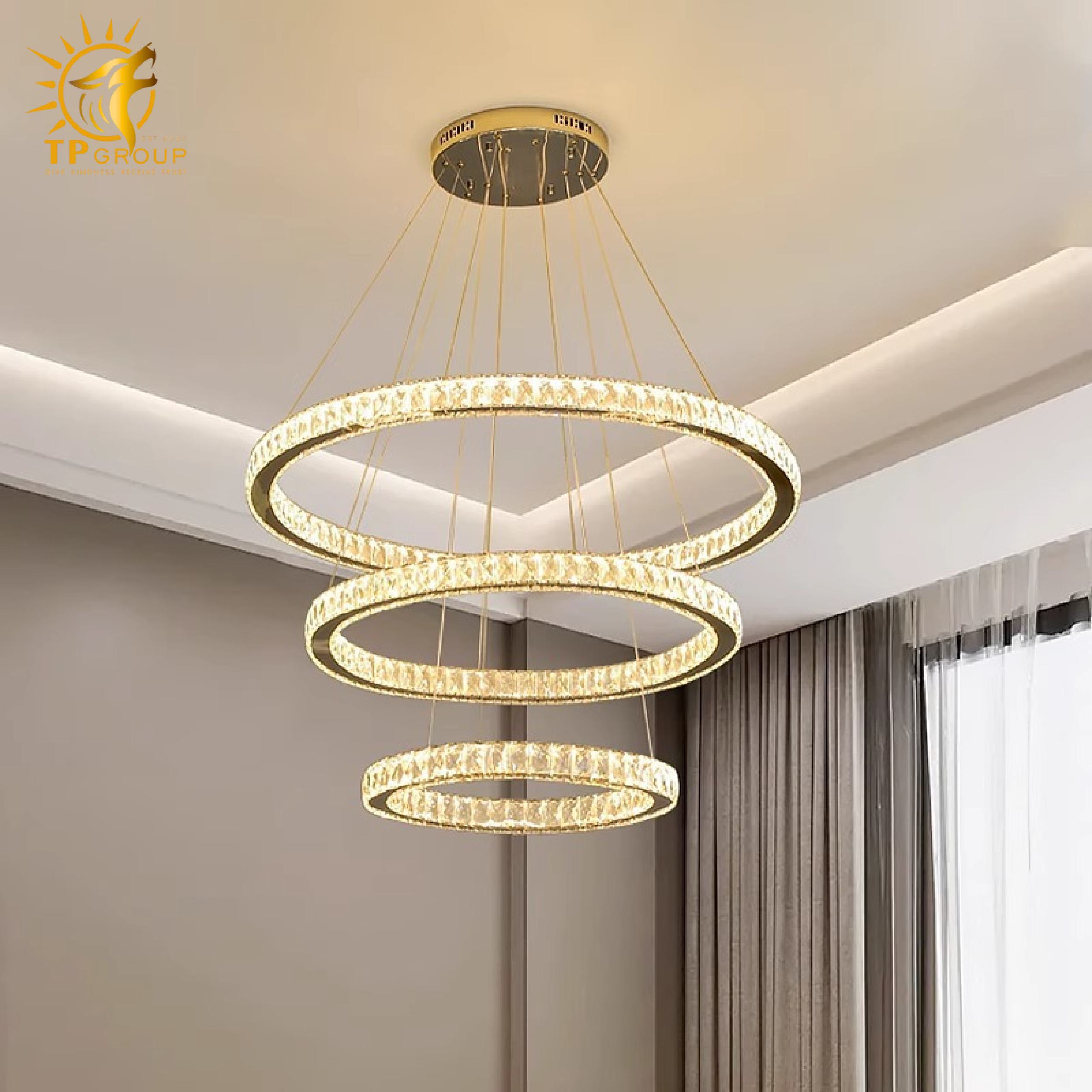Đèn thả pha lê THD7032T357