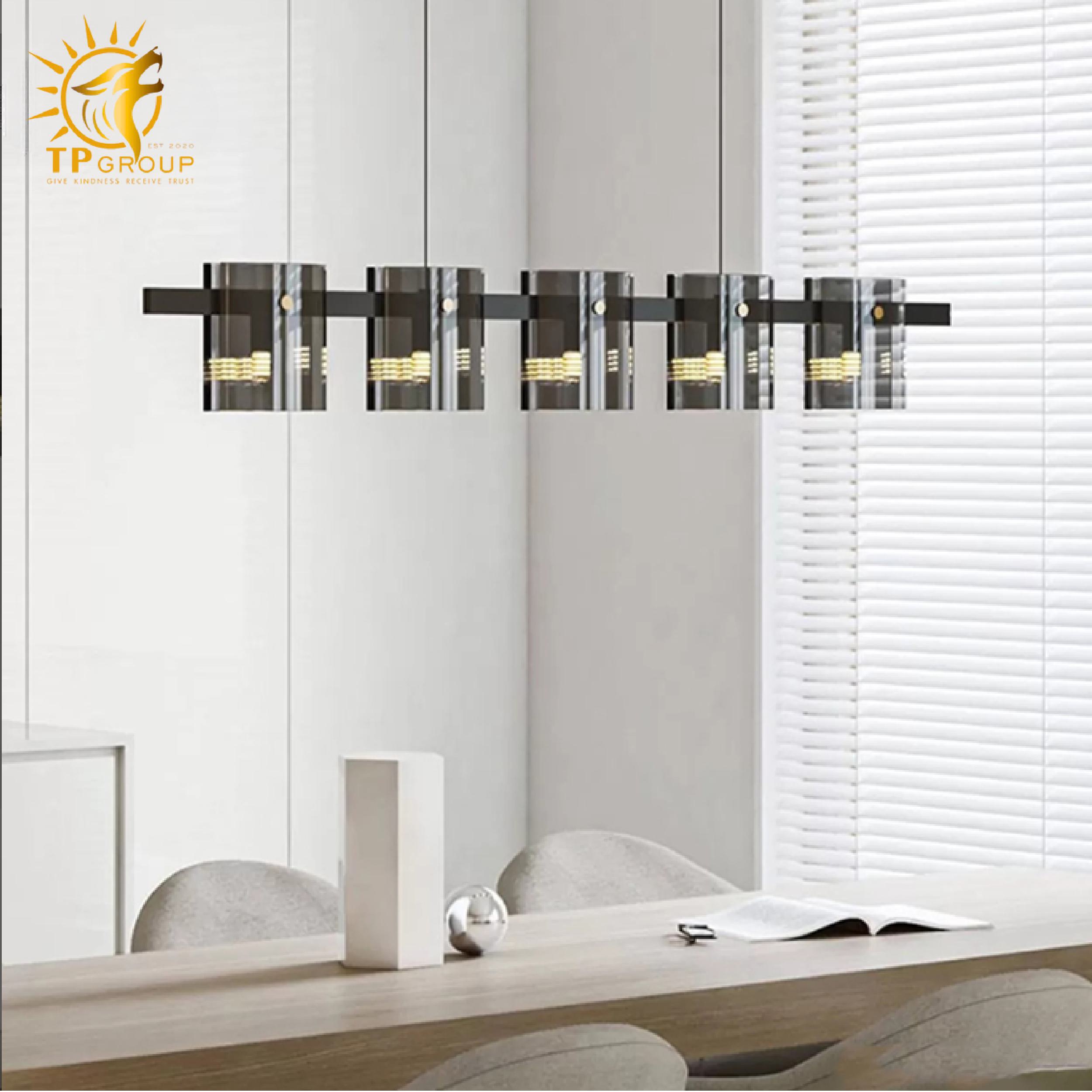 Đèn thả pha lê chùm hiện đại phong cách sang trọng tối giản TTK130N5 2 Đèn thả pha lê chùm hiện đại phong cách sang trọng tối giản TTK130N5