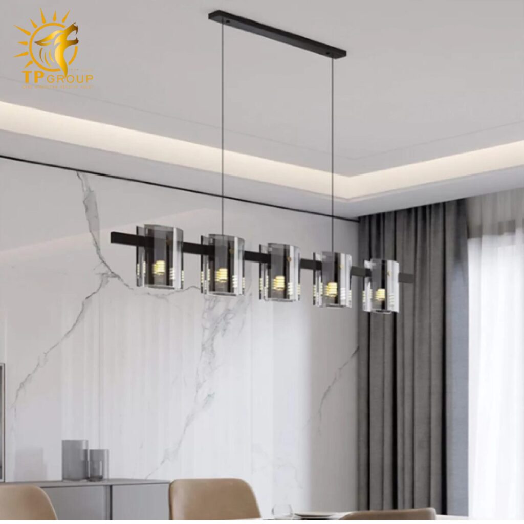 Đèn thả pha lê chùm hiện đại phong cách sang trọng tối giản TTK130N5 10 Đèn thả pha lê chùm hiện đại phong cách sang trọng tối giản TTK130N5