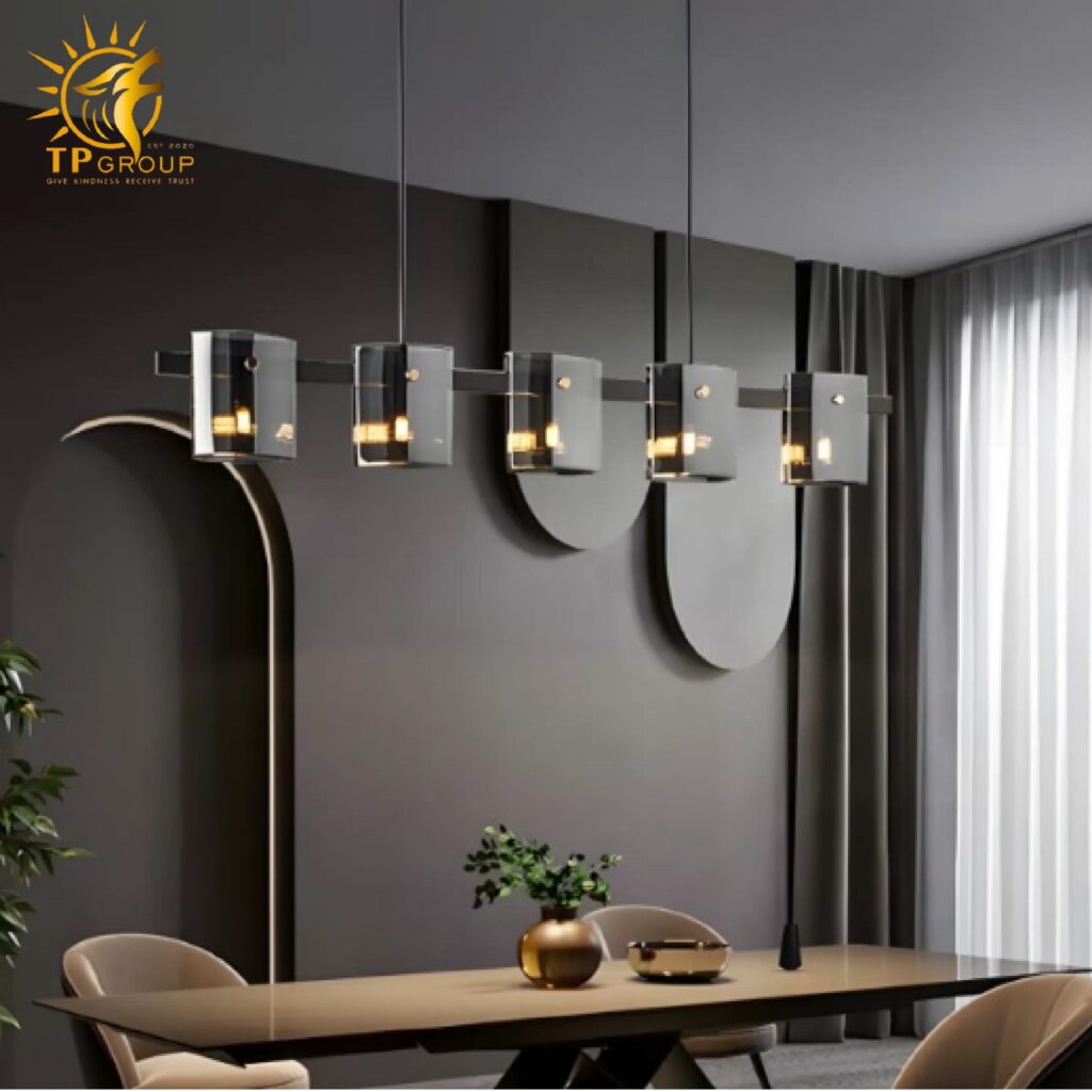 Đèn thả pha lê chùm hiện đại phong cách sang trọng tối giản TTK130N5 11 Đèn thả pha lê chùm hiện đại phong cách sang trọng tối giản TTK130N5