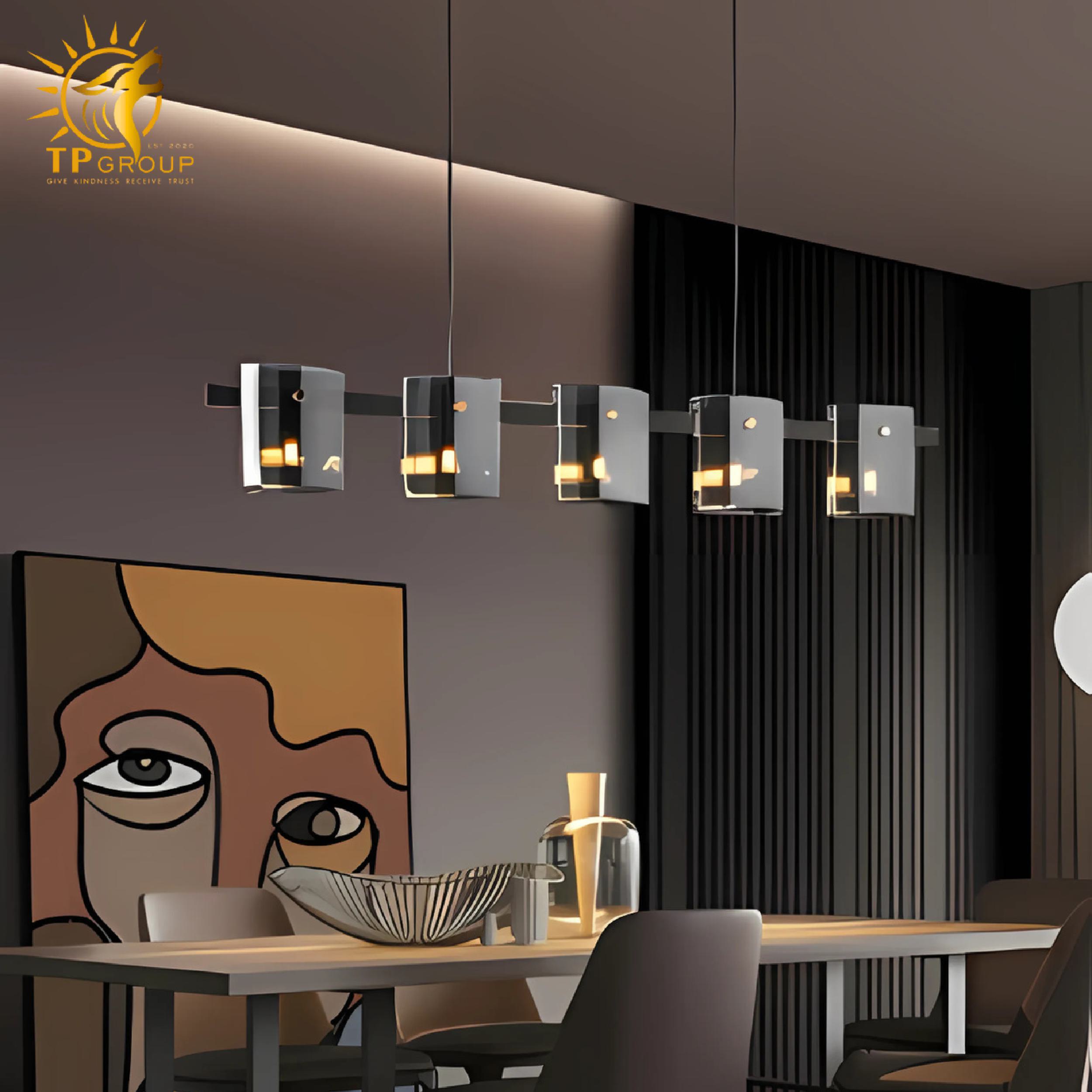 Đèn thả pha lê chùm hiện đại phong cách sang trọng tối giản TTK130N5 5 Đèn thả pha lê chùm hiện đại phong cách sang trọng tối giản TTK130N5 - Hình ảnh 5