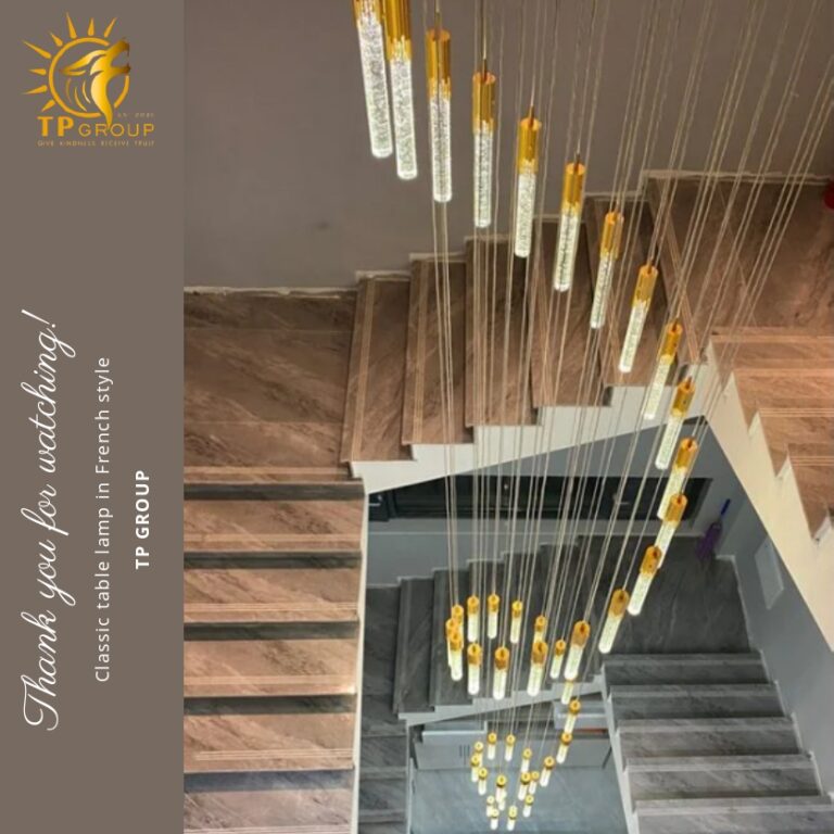 Đèn thả thông tầng thủy tinh hiện đại TH8297