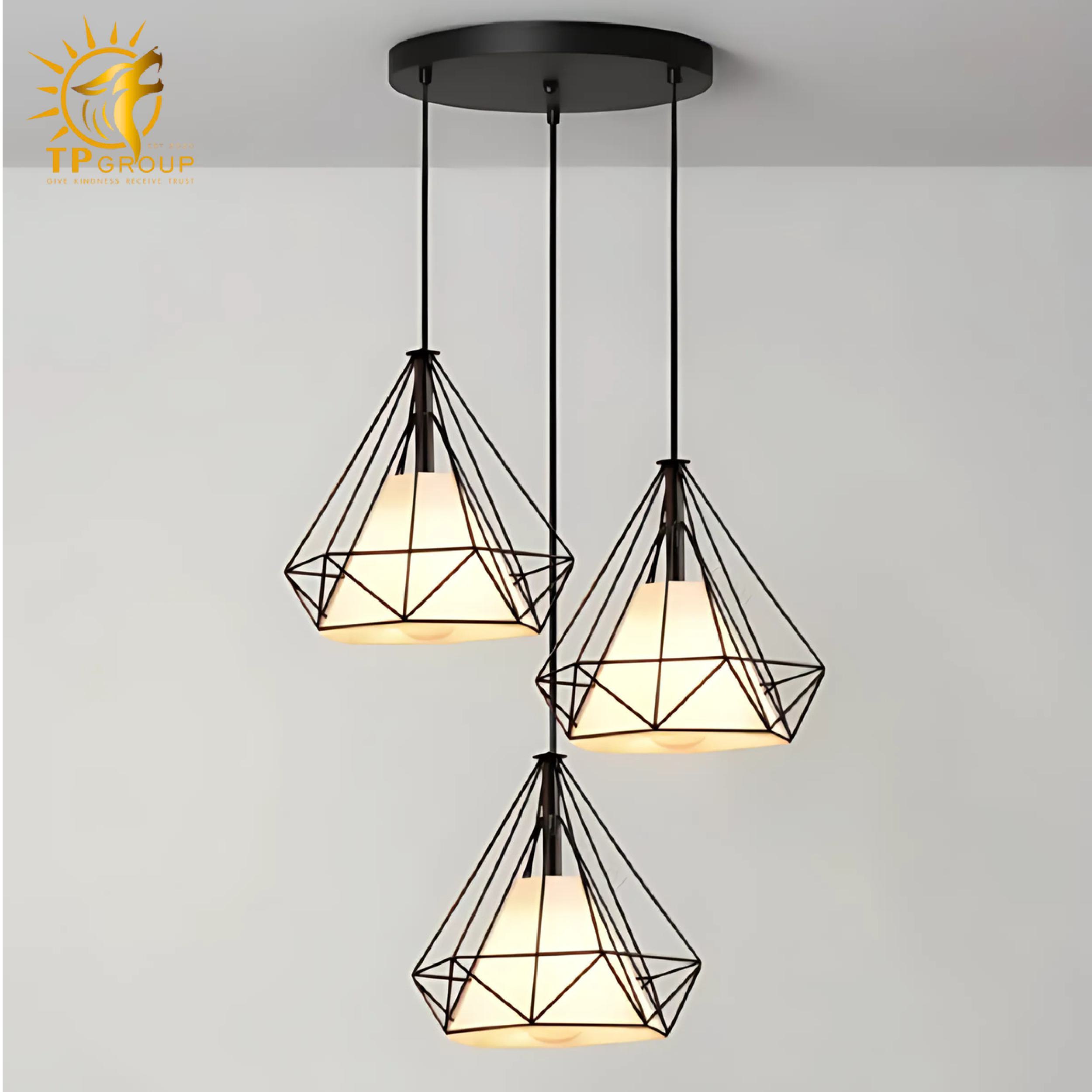 Đèn thả trần bàn ăn bắc âu hiện đại TP305 2 Đèn thả trần bàn ăn bắc âu hiện đại TP305