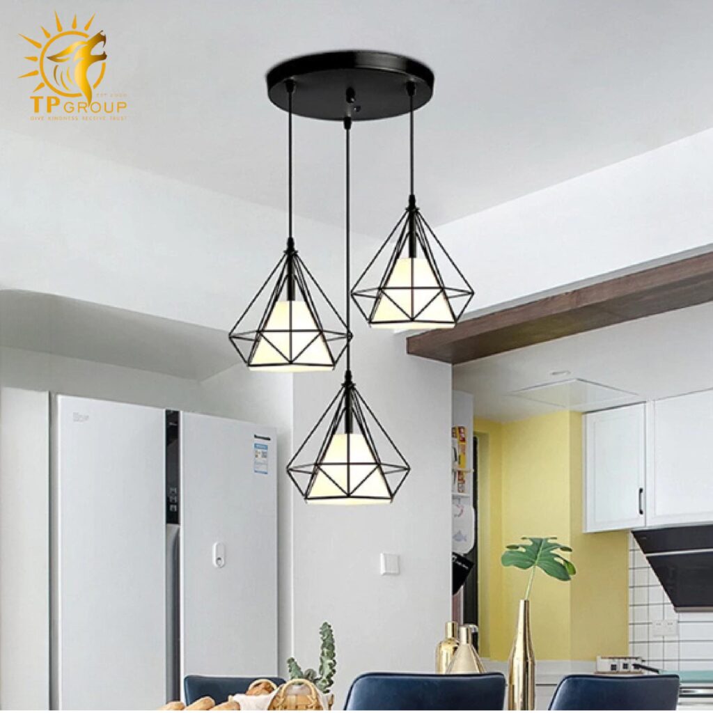 Đèn thả trần bàn ăn bắc âu hiện đại TP305 9 Đèn thả trần bàn ăn bắc âu hiện đại TP305