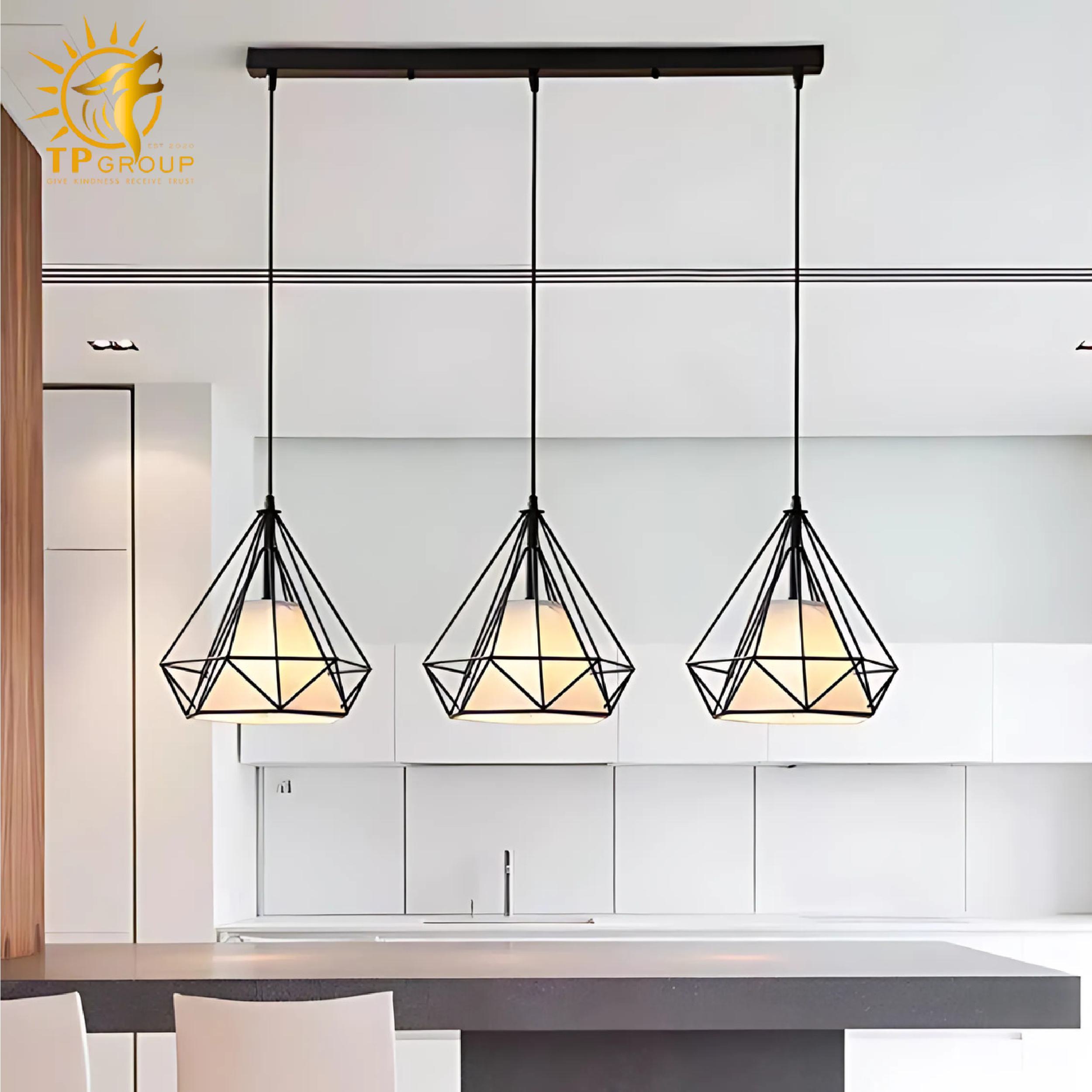 Đèn thả trần bàn ăn bắc âu hiện đại TP305 4 Đèn thả trần bàn ăn bắc âu hiện đại TP305