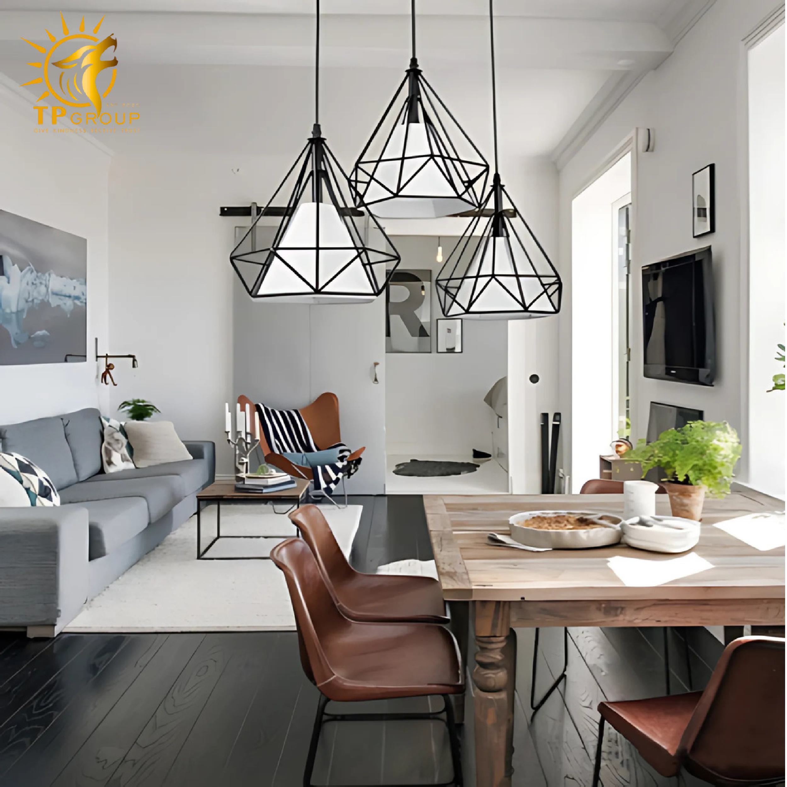 Đèn thả trần bàn ăn bắc âu hiện đại TP305 7 Đèn thả trần bàn ăn bắc âu hiện đại TP305