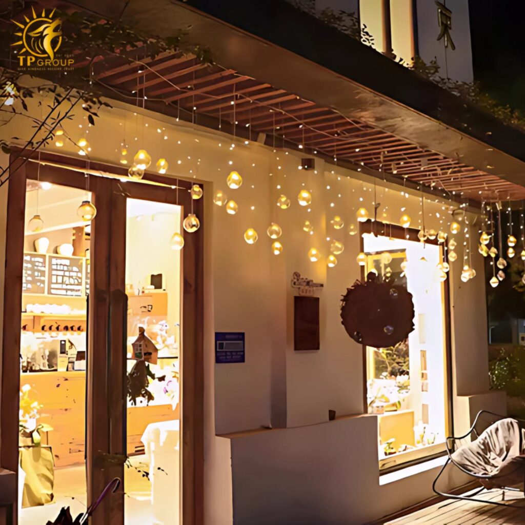 Đèn treo decor sân vườn quả cầu ước nguyện XN7318 11 Đèn treo decor sân vườn quả cầu ước nguyện XN7318