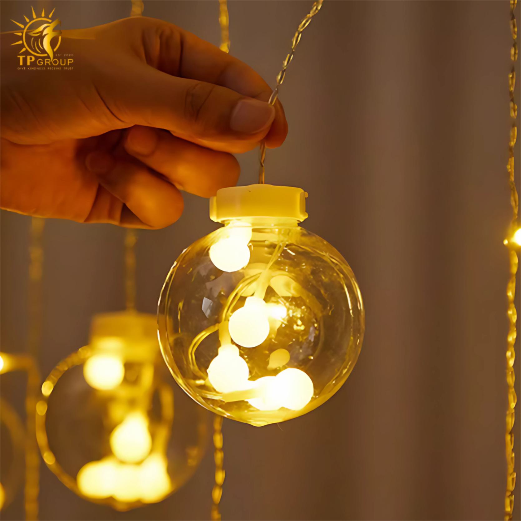 Đèn treo decor sân vườn quả cầu ước nguyện XN7318 4 Đèn treo decor sân vườn quả cầu ước nguyện XN7318