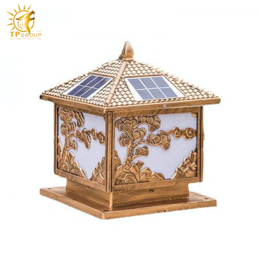 Đèn trụ cổng năng lượng mặt trời TP002 11 Đèn trụ cổng năng lượng mặt trời TP002