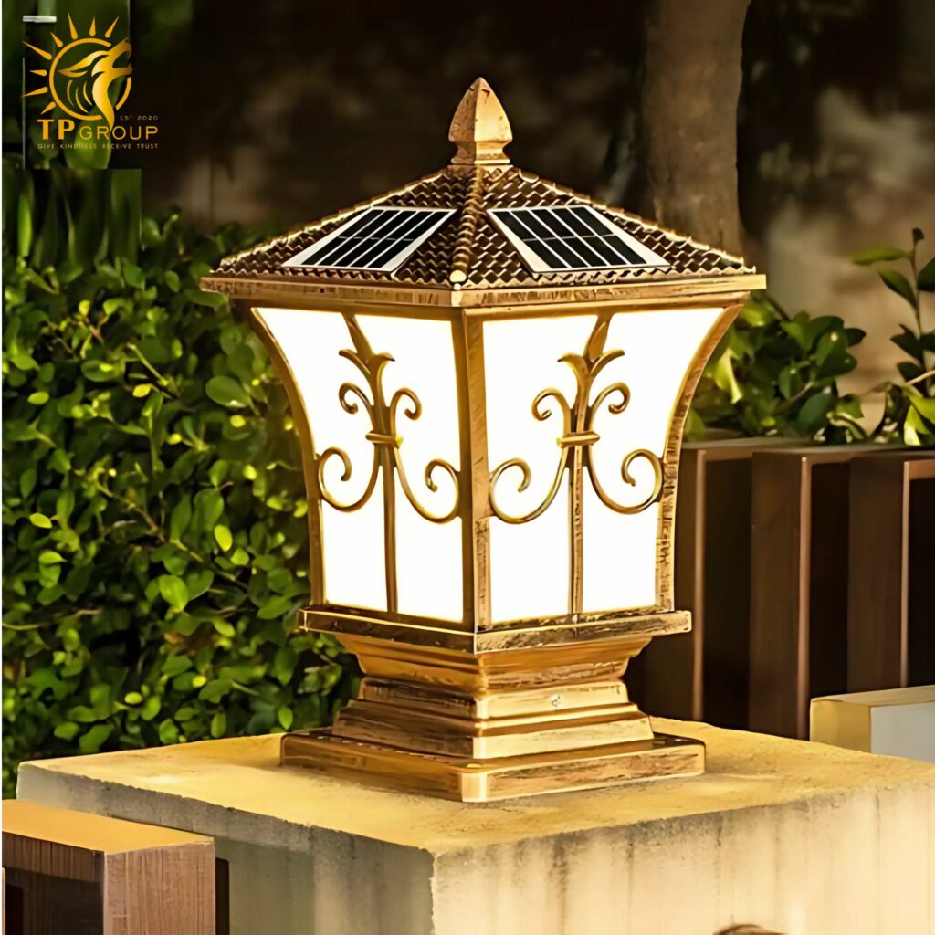 Đèn trụ cổng năng lượng mặt trời TP003 8 Đèn trụ cổng năng lượng mặt trời TP003