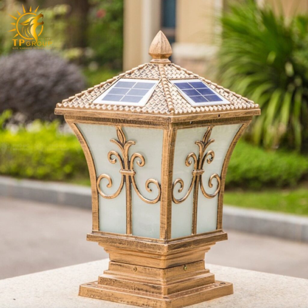 Đèn trụ cổng năng lượng mặt trời TP003 10 Đèn trụ cổng năng lượng mặt trời TP003
