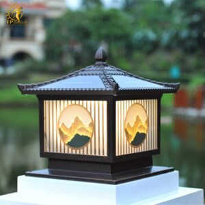 Đèn trụ cổng năng lượng mặt trời TP006
