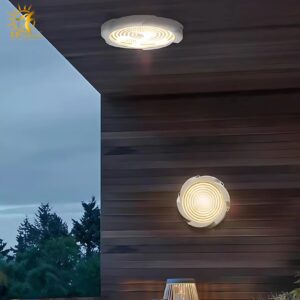 Đèn tường hình tròn chạm khắc tinh tế HD7203
