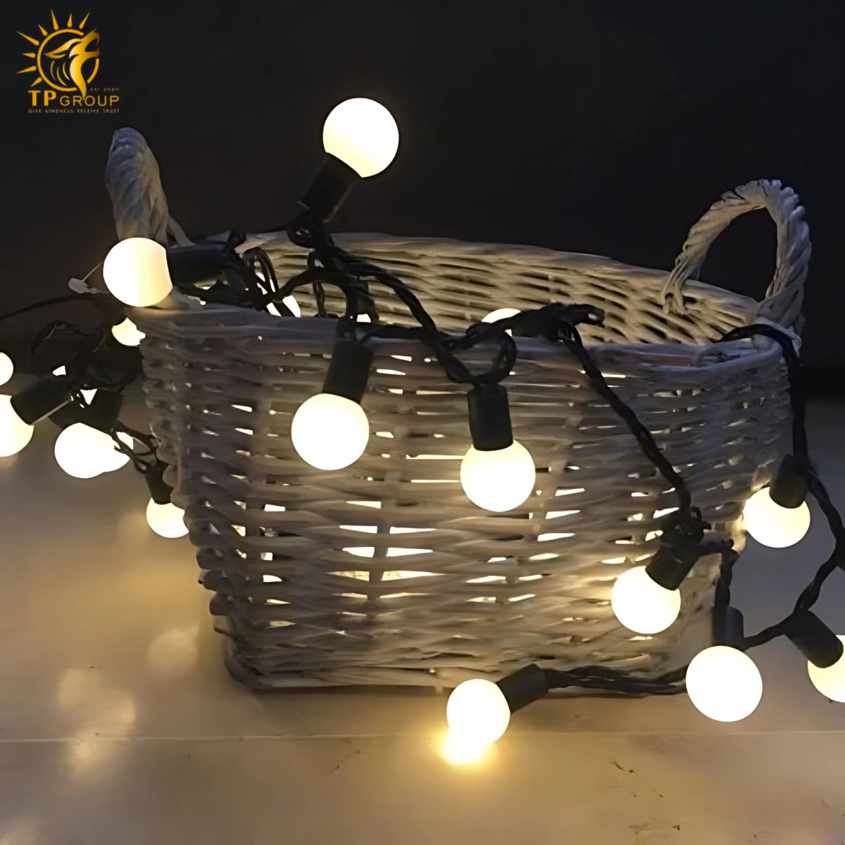 Dây Đèn LED Chớp Bi Đục 5 Dây Đèn LED Chớp Bi Đục