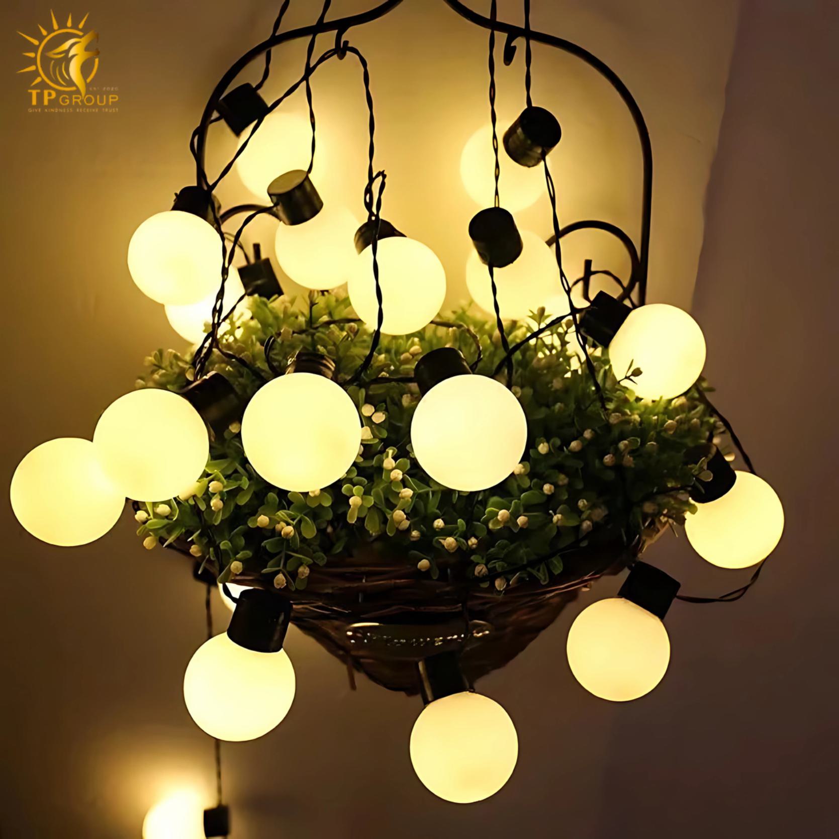 Dây Đèn LED Chớp Bi Đục 4 Dây Đèn LED Chớp Bi Đục