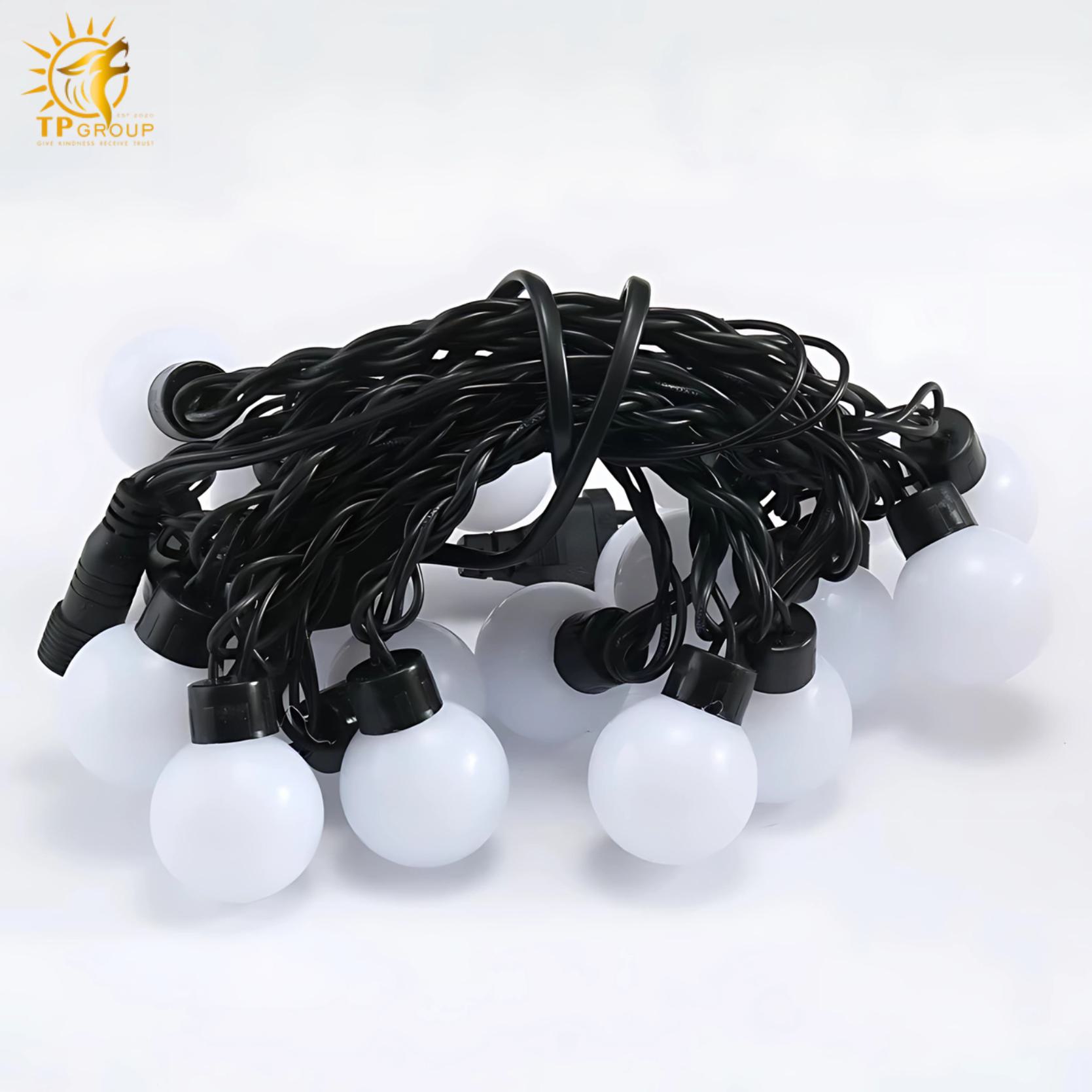 Dây Đèn LED Chớp Bi Đục 3 Dây Đèn LED Chớp Bi Đục