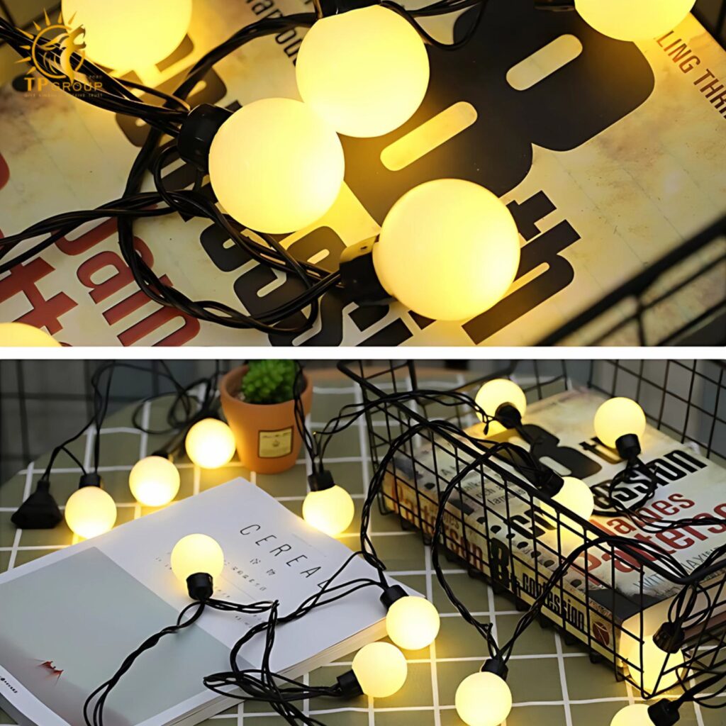 Dây Đèn LED Chớp Bi Đục 17 Dây Đèn LED Chớp Bi Đục