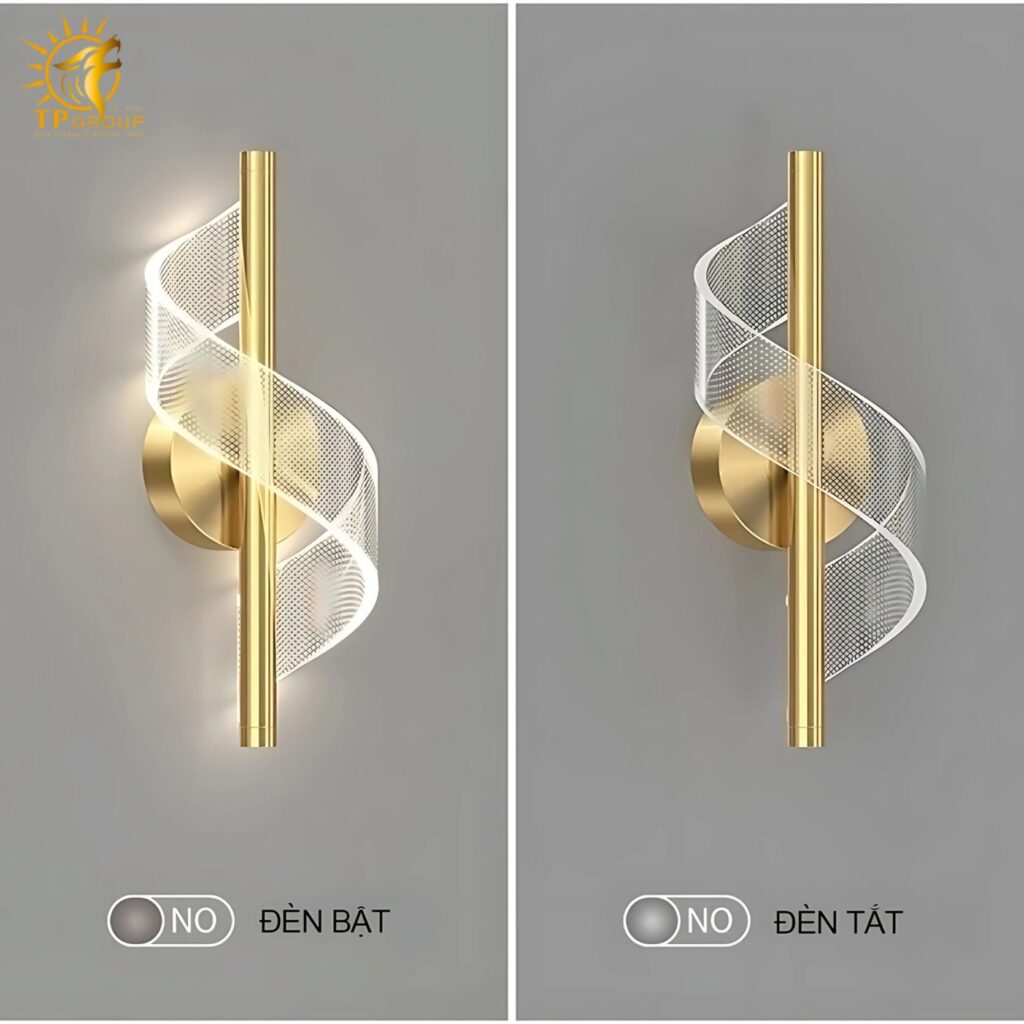 Đèn tường nghệ thuật xoắn LED TPG-VL8020
