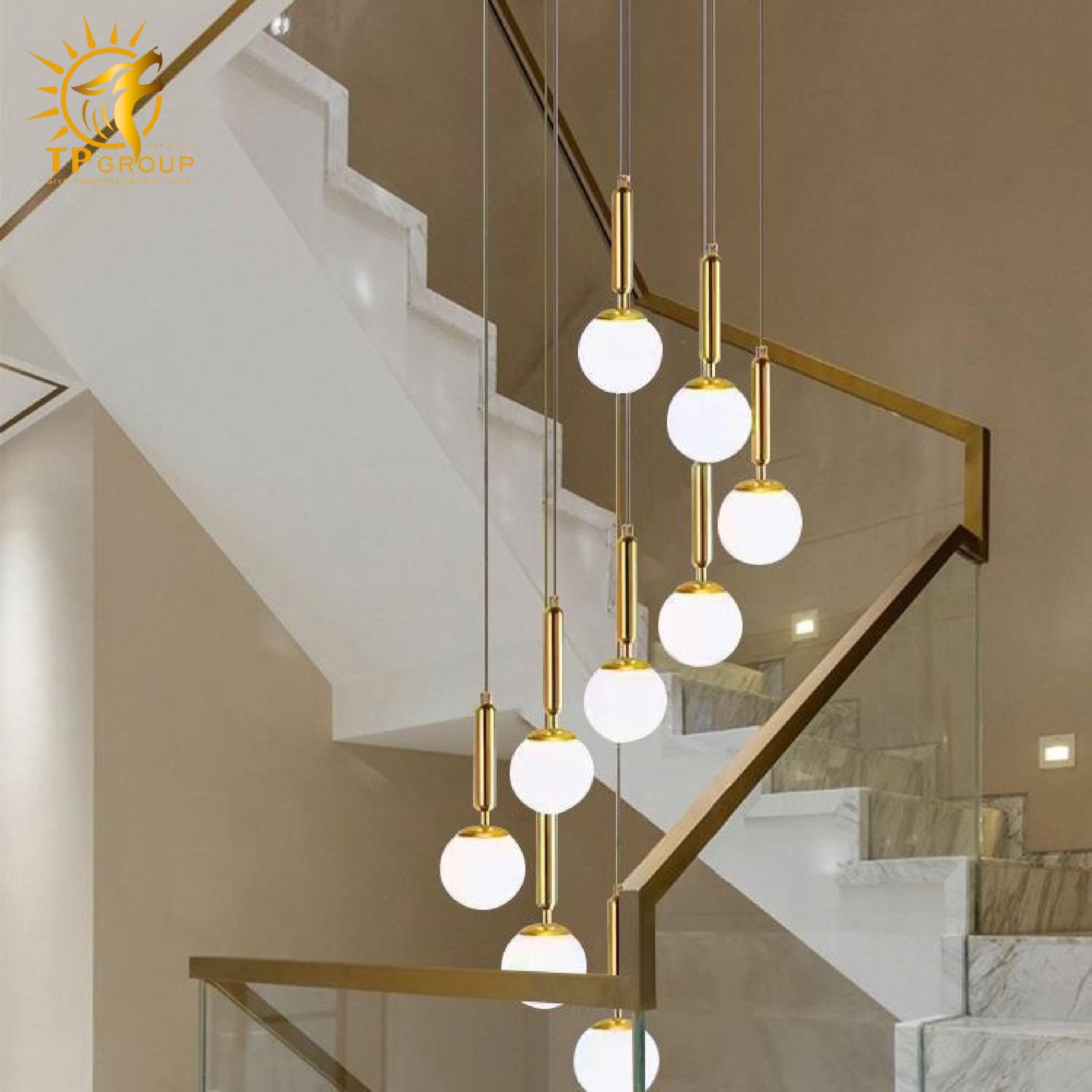 Đèn thả chao thủy tinh TTK03D 4 Đèn thả chao thủy tinh TTK03D