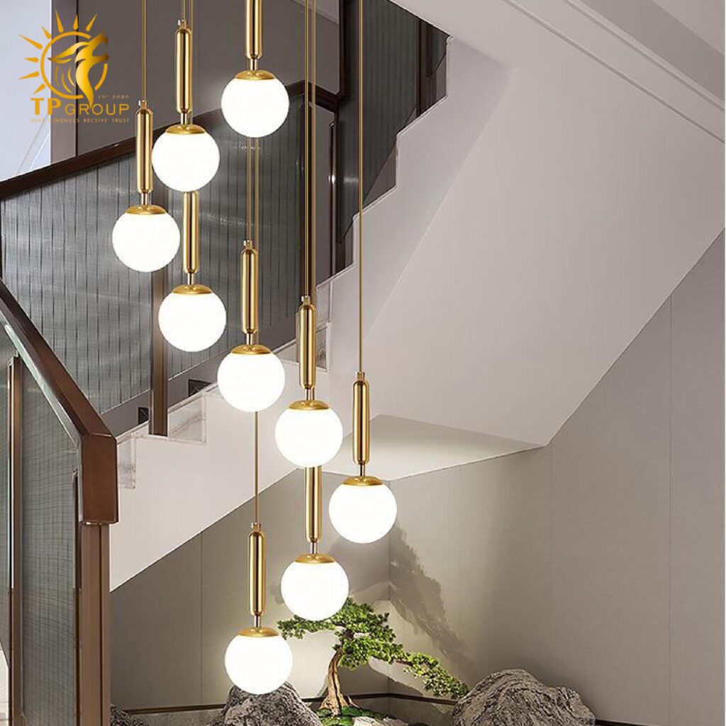 Đèn thả chao thủy tinh TTK03D 19 Đèn thả chao thủy tinh TTK03D