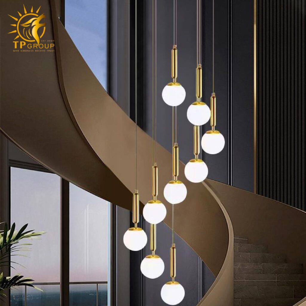 Đèn thả chao thủy tinh TTK03D 22 Đèn thả chao thủy tinh TTK03D