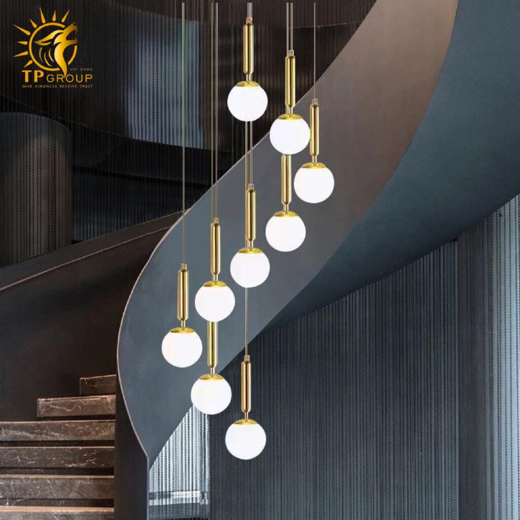 Đèn thả chao thủy tinh TTK03D 23 Đèn thả chao thủy tinh TTK03D