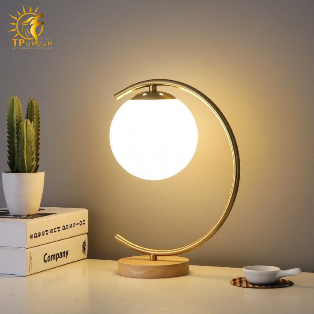 Đèn bàn chao thủy tinh BD60 11 Đèn bàn chao thủy tinh BD60