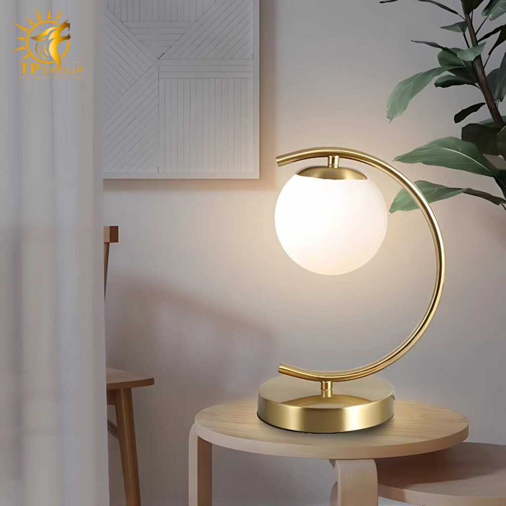 Đèn bàn chao thủy tinh BD60 14 Đèn bàn chao thủy tinh BD60