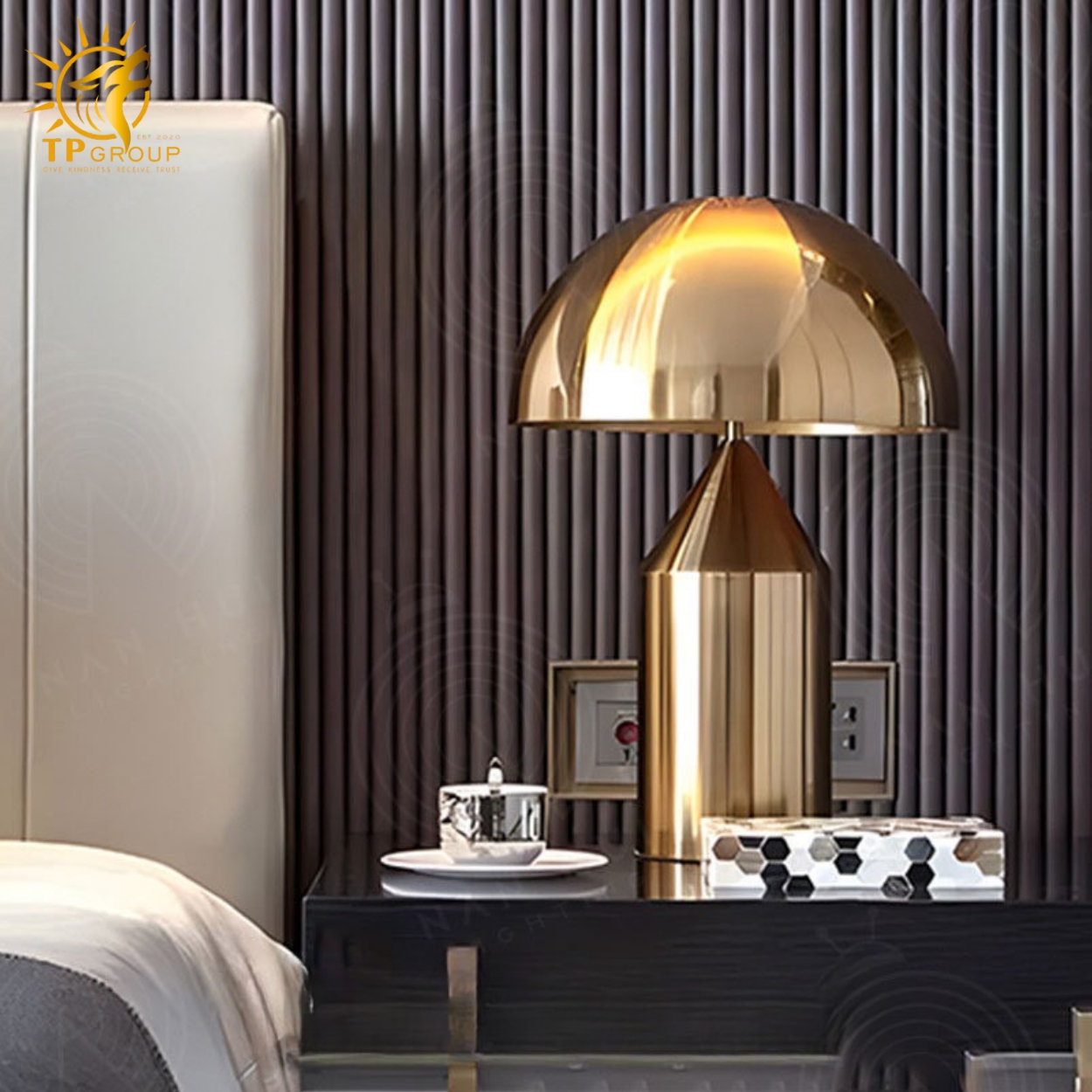 Đèn bàn hình nấm hiện đại DB34 4 Đèn bàn hình nấm hiện đại DB34