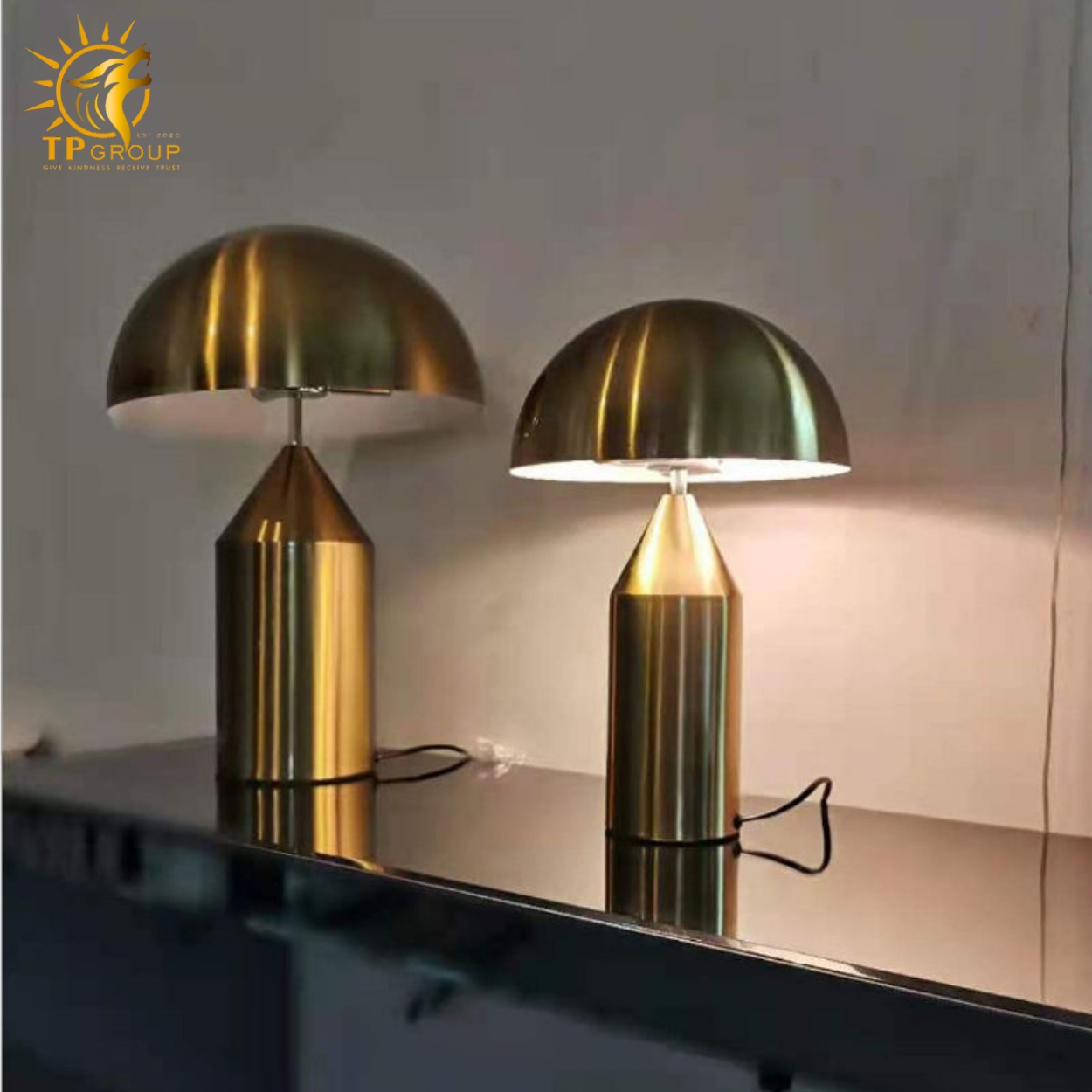 Đèn bàn hình nấm hiện đại DB34 7 Đèn bàn hình nấm hiện đại DB34