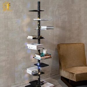 Đèn sàn trang trí độc đáo nhiều kệ tiện lợi HX2050