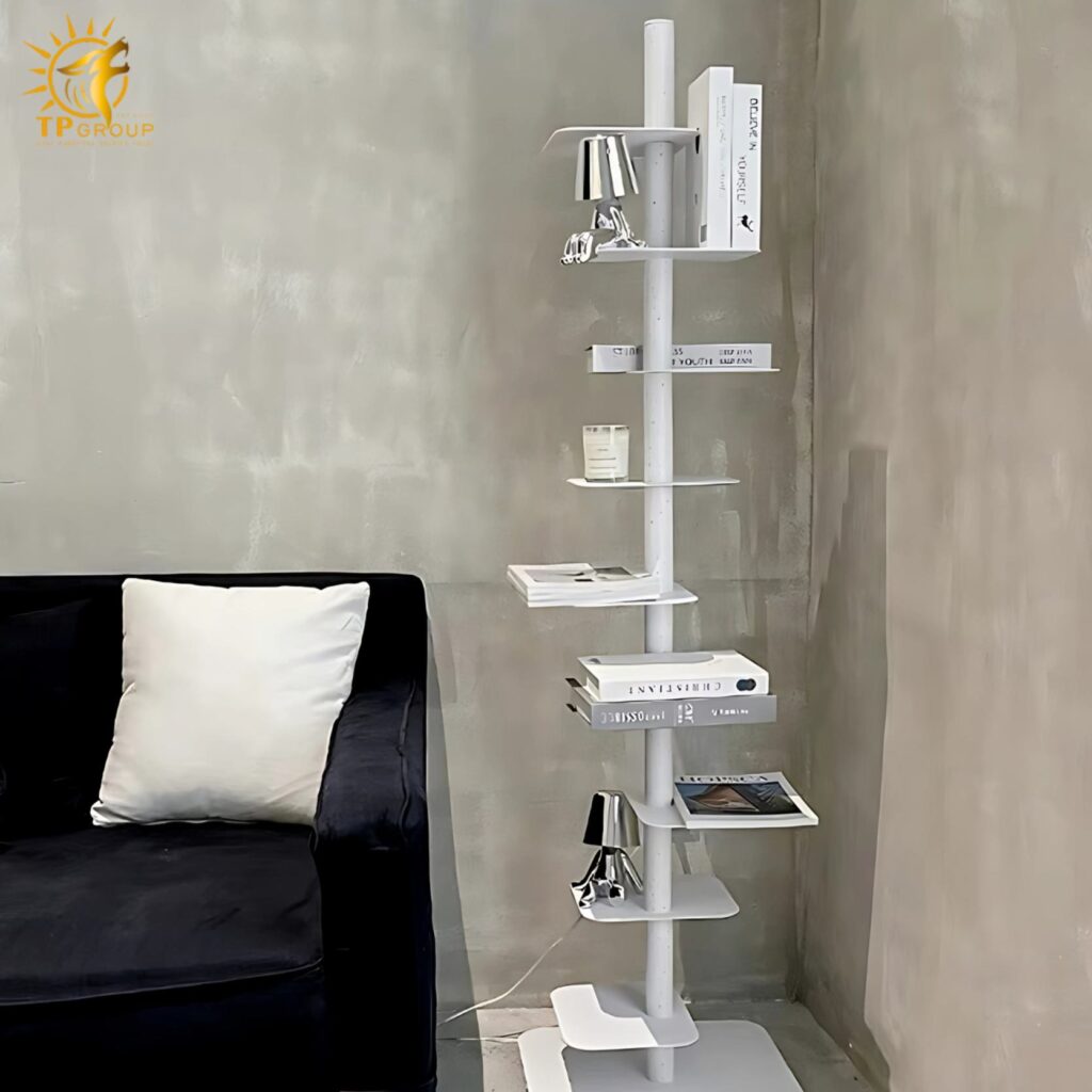 Đèn sàn trang trí độc đáo nhiều kệ tiện lợi HX2050