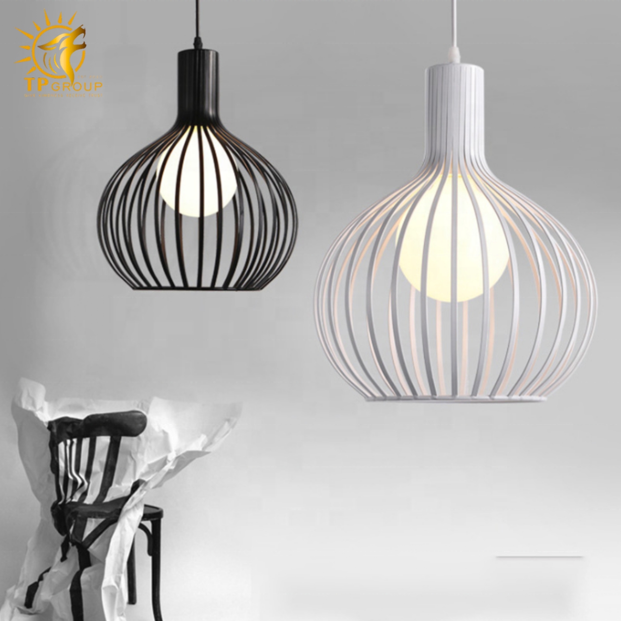 Đèn thả chao hiện đại TCF50 4 Đèn thả chao hiện đại TCF50