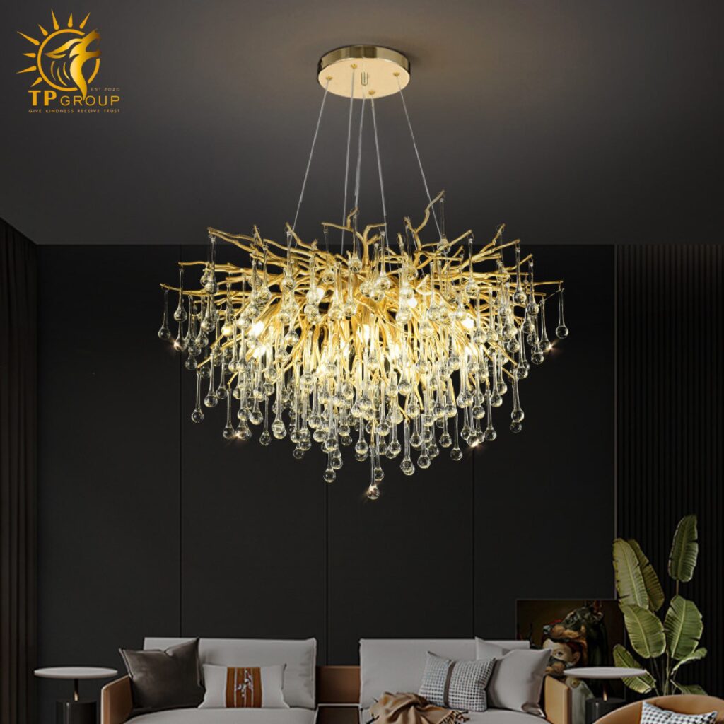 Đèn thả chùm rễ cây cao cấp TPL05 18 Đèn thả chùm rễ cây cao cấp TPL05