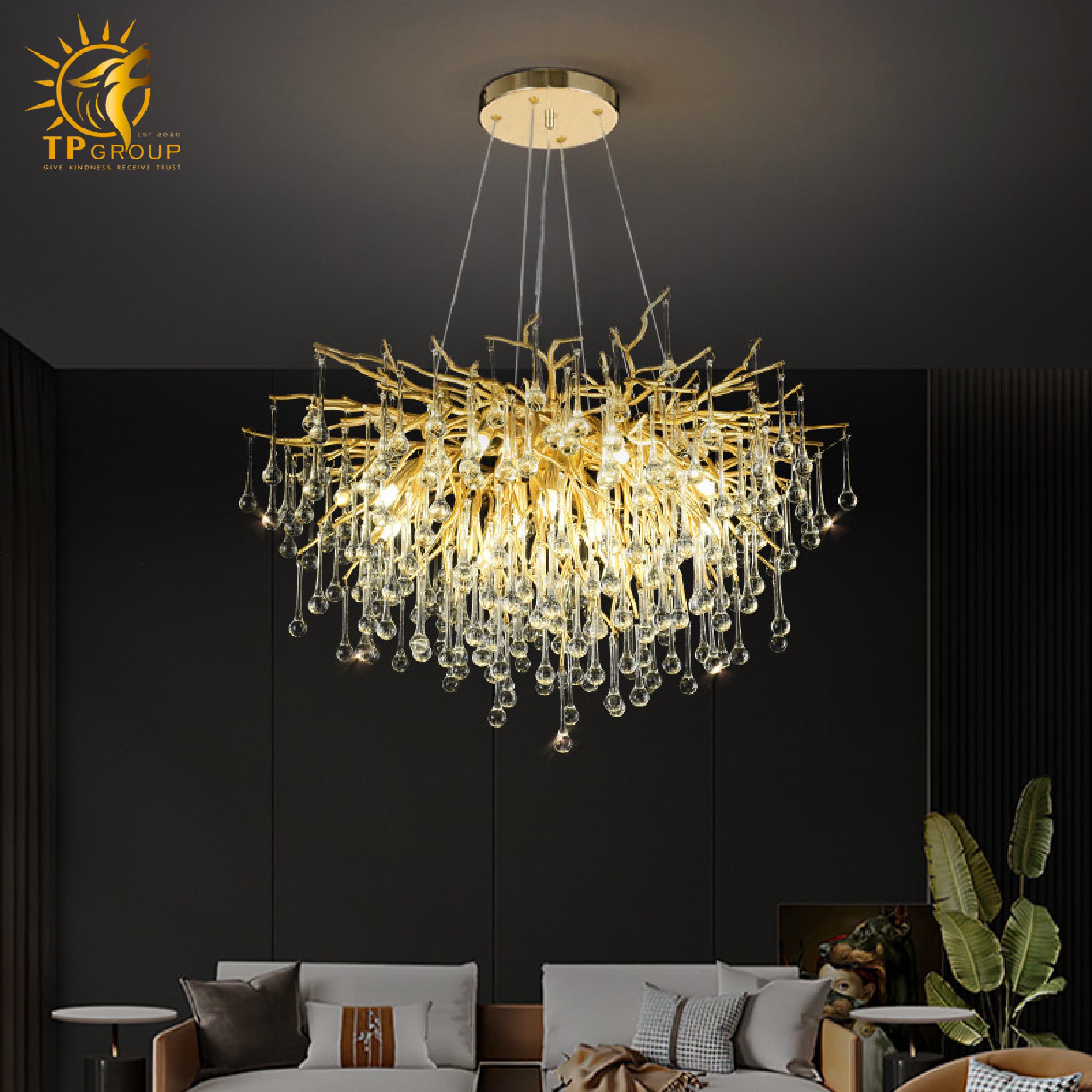 Đèn thả chùm rễ cây cao cấp TPL05 3 Đèn thả chùm rễ cây cao cấp TPL05