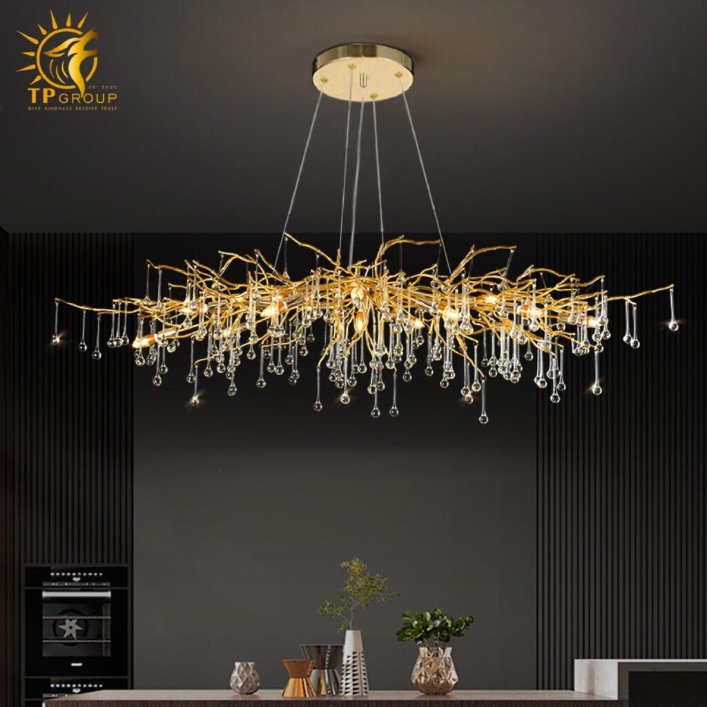 Đèn thả chùm rễ cây cao cấp TPL05 21 Đèn thả chùm rễ cây cao cấp TPL05