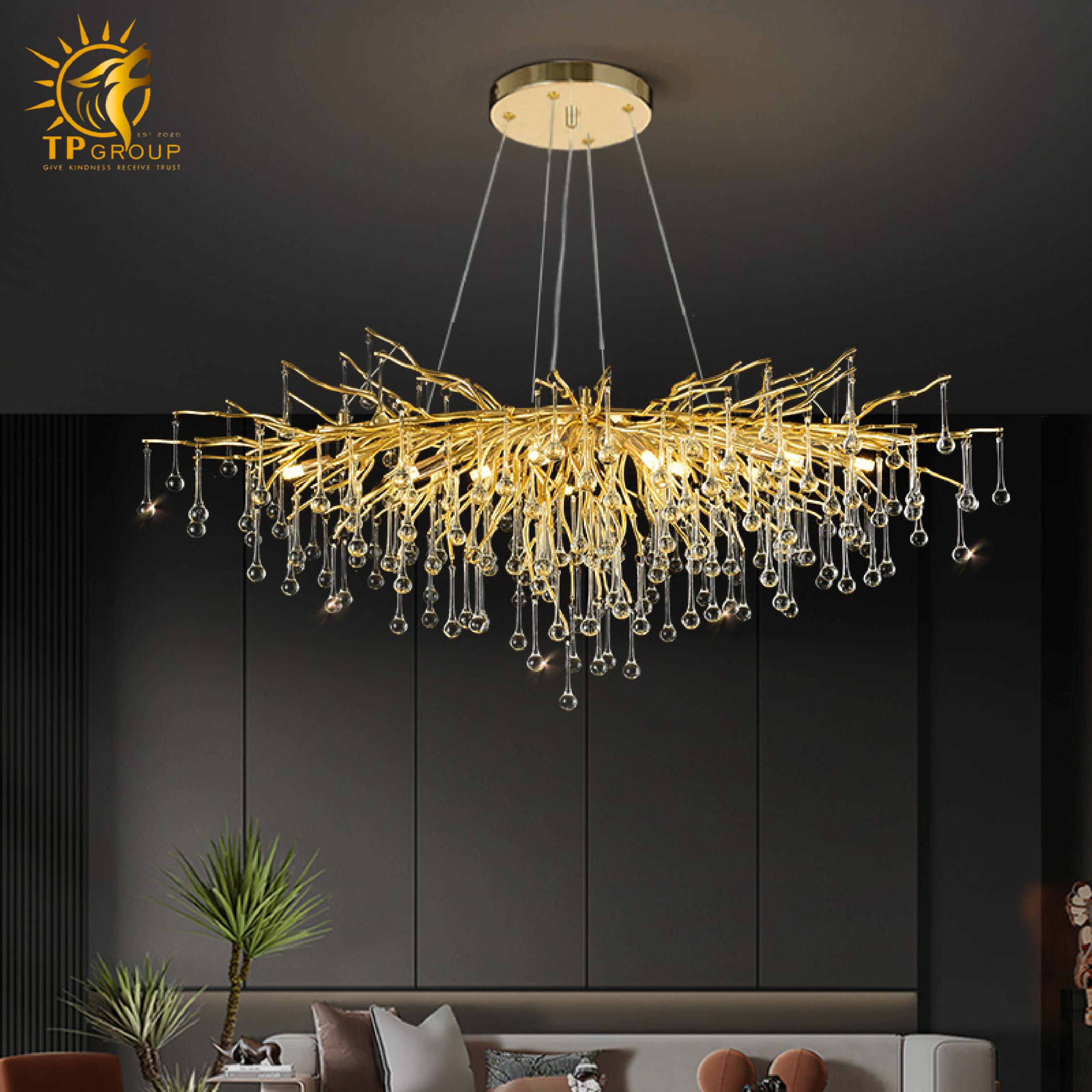 Đèn thả chùm rễ cây cao cấp TPL05 8 Đèn thả chùm rễ cây cao cấp TPL05