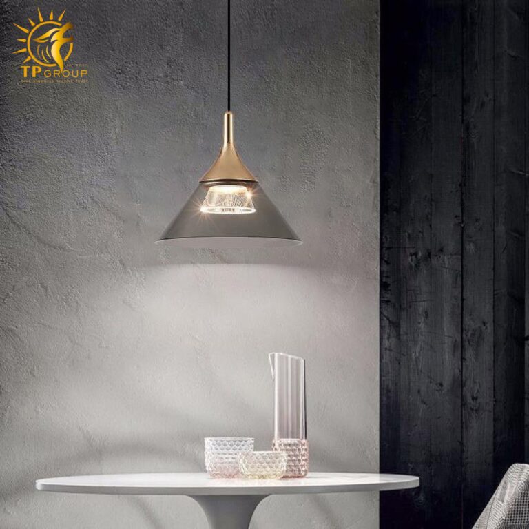 Đèn thả đơn chao thủy tinh THD25