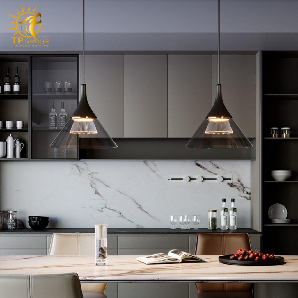 Đèn thả đơn chao thủy tinh THD25 13 Đèn thả đơn chao thủy tinh THD25