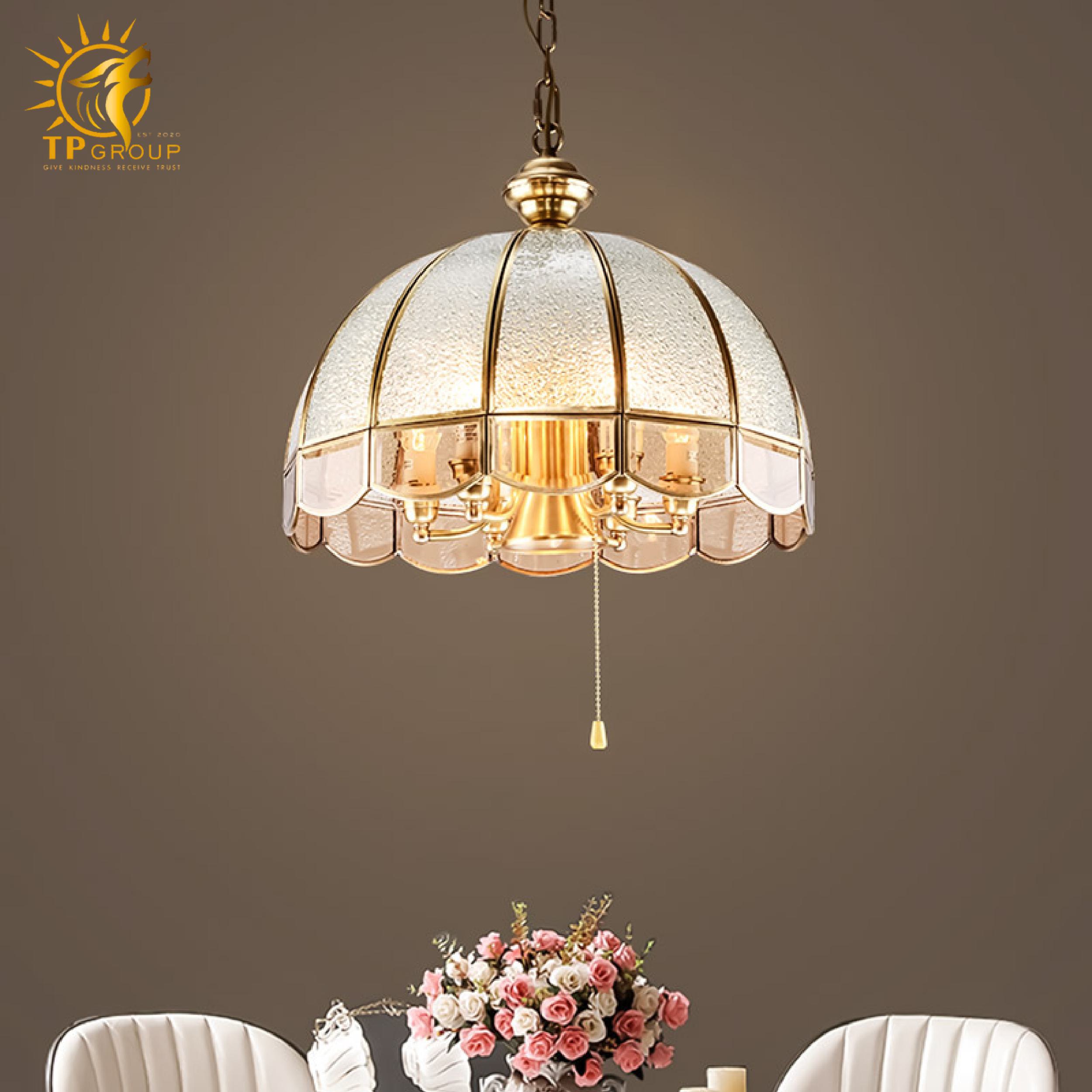 Đèn thả đồng cổ điển THD0421 3 Đèn thả đồng cổ điển THD0421