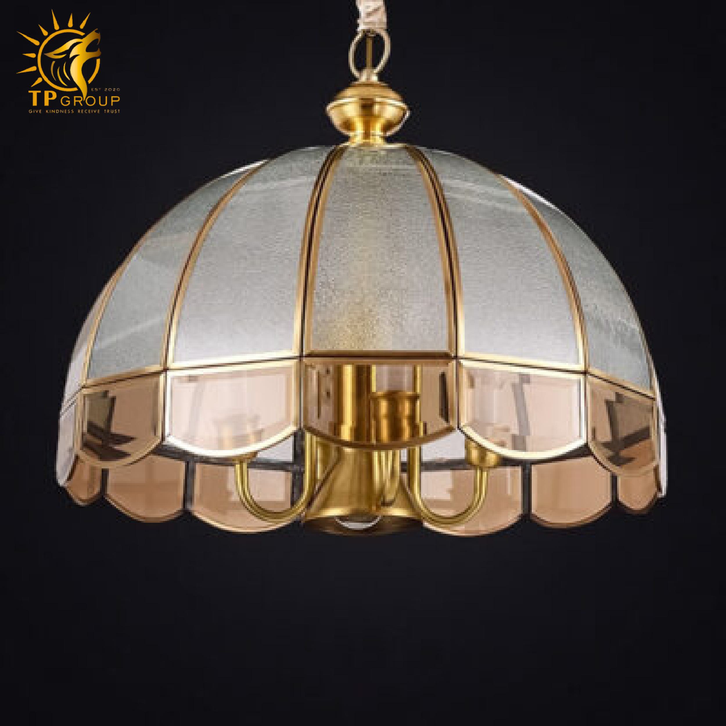 Đèn thả đồng cổ điển THD0421 4 Đèn thả đồng cổ điển THD0421