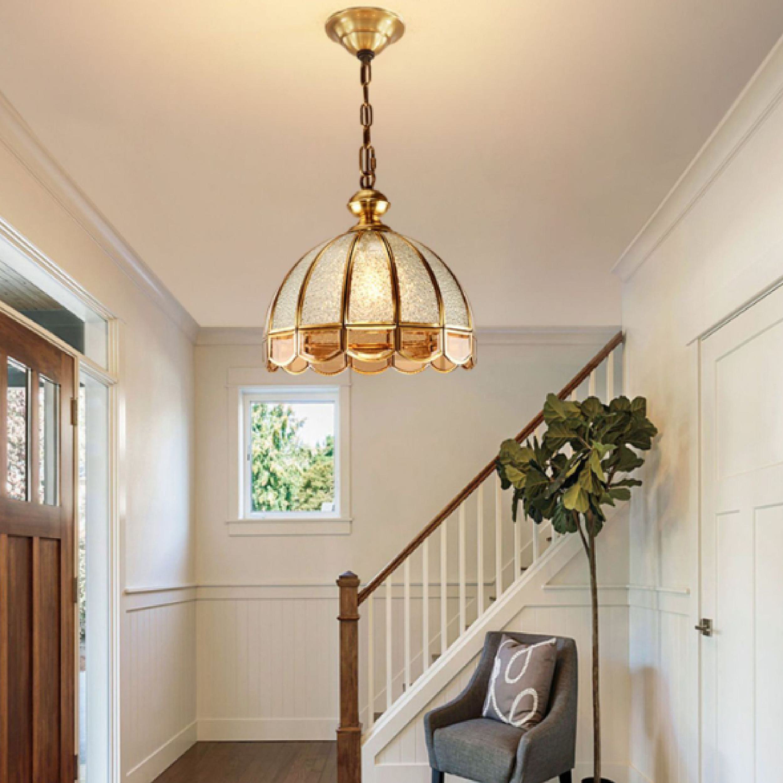 Đèn thả đồng cổ điển THD0421 8 Đèn thả đồng cổ điển THD0421