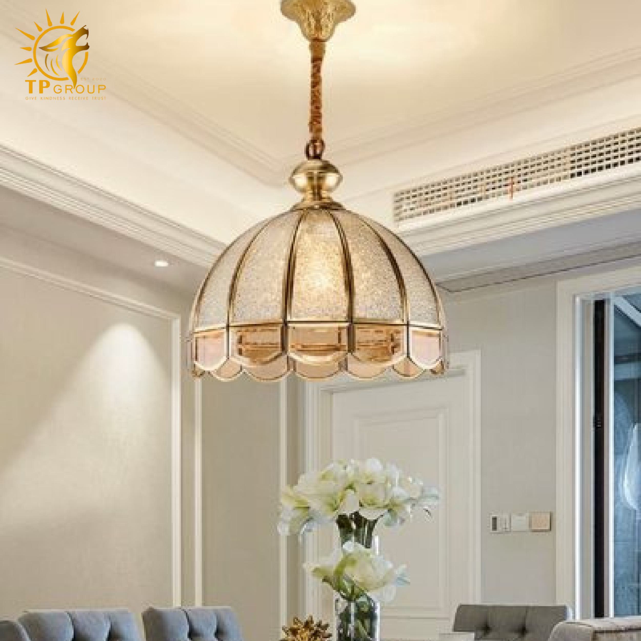 Đèn thả đồng cổ điển THD0421 9 Đèn thả đồng cổ điển THD0421